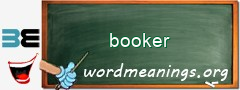 WordMeaning blackboard for booker